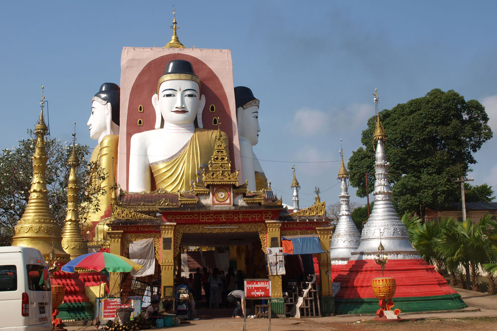 Thăm tháp tượng Phật bốn mặt ở đâu bên đất nước Myanmar