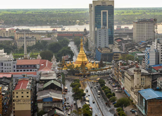 THĂM CHÙA SULE Ở YANGON CỦA MYANMAR