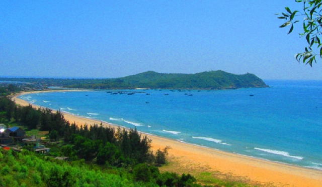 Golden beach of Sa Huynh