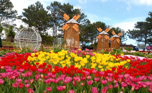 Why call Dalat the city of Flowers